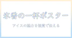 アイス コーヒーをテーマにしたポスター作成ガイド—アイス、コーヒーの魅力を伝えるデザインアイデアと実例