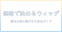 女性の薄毛に悩む人のためのウィッグ選び—価格を徹底解説するガイド