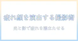 写真で疲れた顔を表現する撮影テクニックと編集のコツ