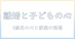 離婚と5歳の子供の気持ちを理解するための実践ガイド