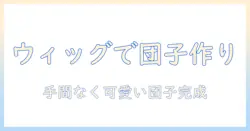 お団子ヘアの作り方をウィッグで簡単に！初心者向けガイド
