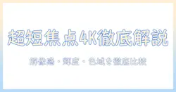 超短焦点プロジェクターで4kを実現！おすすめモデルを徹底比較・解説