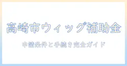 高崎市でウィッグの補助金を知る！申請条件と手続きまで完全ガイド