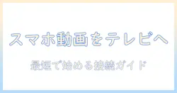 スマホで撮った動画をテレビで見るには