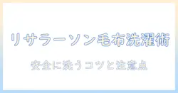 リサラーソンの電気毛布の洗い方と方針を徹底解説—安全に洗濯するコツと注意点