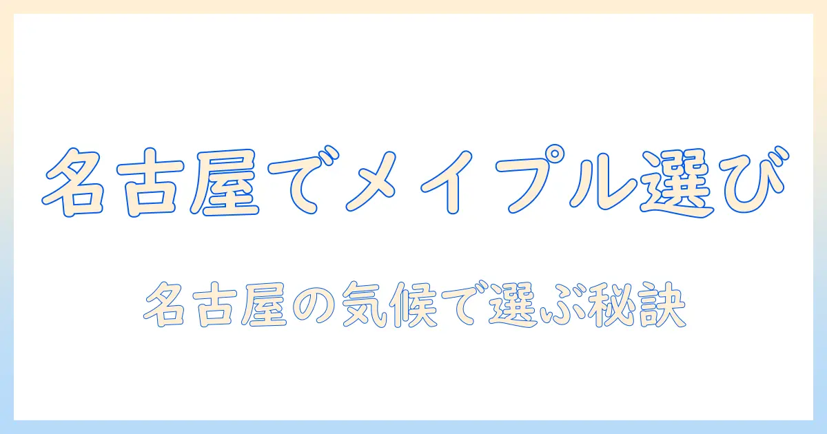 名古屋でメイプルのウィッグを選ぶときのポイント