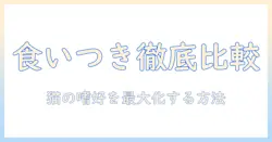 キャットフードの食いつきを徹底比較する方法と選び方