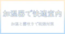 加湿器と霧吹きの効果を徹底解説|冬の室内湿度を快適に保つポイントと選び方