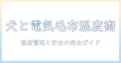 犬と電気毛布の温度設定と安全管理—愛犬のための温度ケア完全ガイド