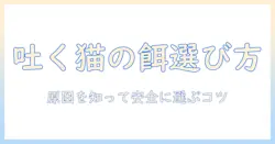 吐く猫とキャットフードの選び方—原因を知り安全なキャットフードを選ぶためのガイド
