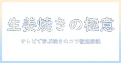 フジテレビのぽかぽか料理特集 生姜を使った焼きレシピをテレビで学ぶ