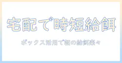 忙しい女性の会社員のためのドッグフードの宅配とボックス活用術—毎日の給餌を楽にする方法
