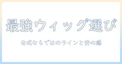ウィッグの選び方とおすすめ情報｜メンズアデランス公式で探す