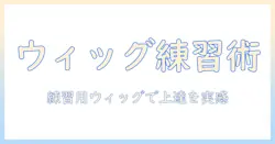 初心者のためのトリミング入門：練習用ウィッグで練習するウィッグのトリミング術