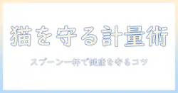 キャットフードの計量をスプーンで正確に行う方法—猫の健康を守る基本ガイド
