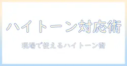 医療用ウィッグの選び方：ハイトーン対応を中心に、医療現場での使用を解説