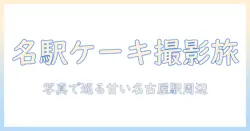 写真で巡る名古屋駅のケーキ店とフォトスポットガイド