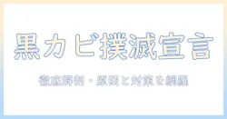 洗濯機の黒カビが取れないときの対処法と予防策