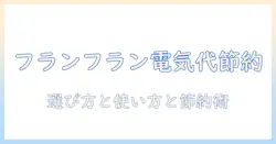 フランフランの電気毛布の電気代を徹底解説|賢く選ぶポイントと実用的な使い方
