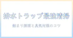 洗濯機の排水トラップを掃除する方法と排水トラブル対策