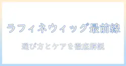 ラフィネのウィッグを徹底解説!選び方・ケア方法・魅力をまとめた完全ガイド