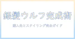 ウィッグで作る銀髪のウルフスタイル術：購入先とスタイリングの完全ガイド