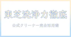 東芝の洗濯機向けクリーナーの使い方と正しい清掃方法