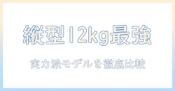 洗濯機の縦型12kgランキング|おすすめモデルを徹底比較