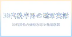 婚活の現実を知る：30代後半の男性が直面する課題と実践的な攻略法