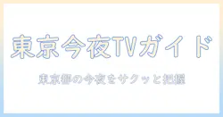 テレビ番組表で確認する東京都の今夜の放送情報ガイド