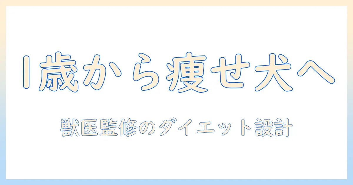 ビューティープロのドッグフードでドッグのダイエットを1歳から始める方法