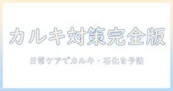 加湿器のカルキと石化を防ぐ掃除法|効果的な対策と日常ケア