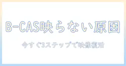 b cas カード エラー テレビ 映らない時の対処法