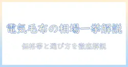 電気毛布の相場を徹底解説：価格帯の目安と賢い選び方