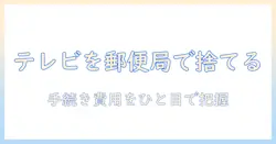 テレビを捨てるときは郵便局を活用する方法—手続きと注意点