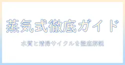 加湿器のスチーム式を徹底解説：掃除の頻度と手入れのコツ