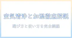 アイリスオーヤマの空気清浄機と加湿器の説明書を徹底解説：選び方・使い方・お手入れガイド