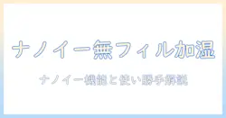 フィルターなしのパナソニック加湿器ナノイー機能を徹底解説–選び方と使い勝手を詳しく紹介