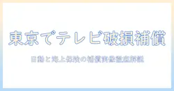 東京でテレビが破損したときの日動火災保険と海上保険のポイント|いくら補償されるのかを徹底解説