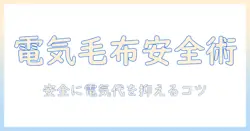 電気毛布をずっとつけっぱなしにしても大丈夫？安全性と電気代を徹底解説