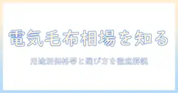 電気毛布の平均価格を知るためのガイド：用途別の価格帯と選び方のポイント