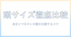 ウィッグのサイズを自分とマネキンで比較する方法|ラップのコツと選び方