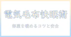 電気毛布で部屋を暖める方法とポイント—冬を快適に過ごす使い方ガイド