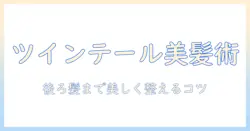 ウィッグで作るツインテールと後ろ髪を美しく見せるコツ