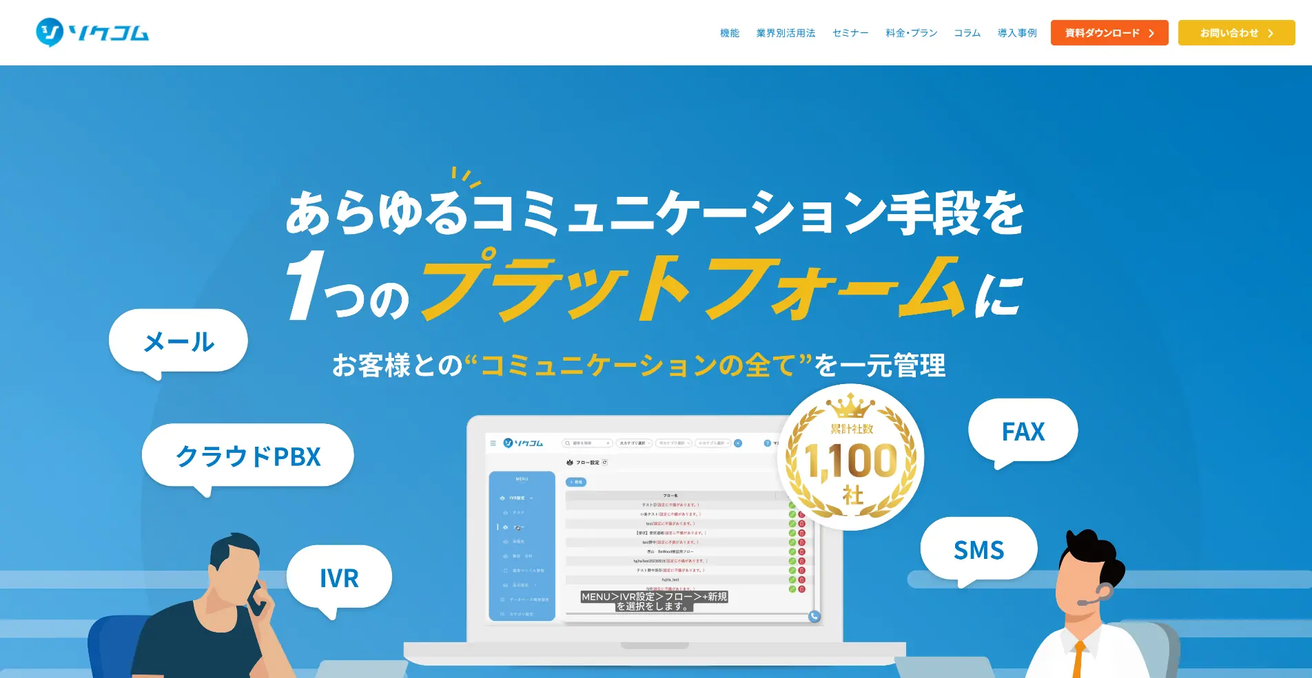 【CTIシステム】ソクコムの詳細