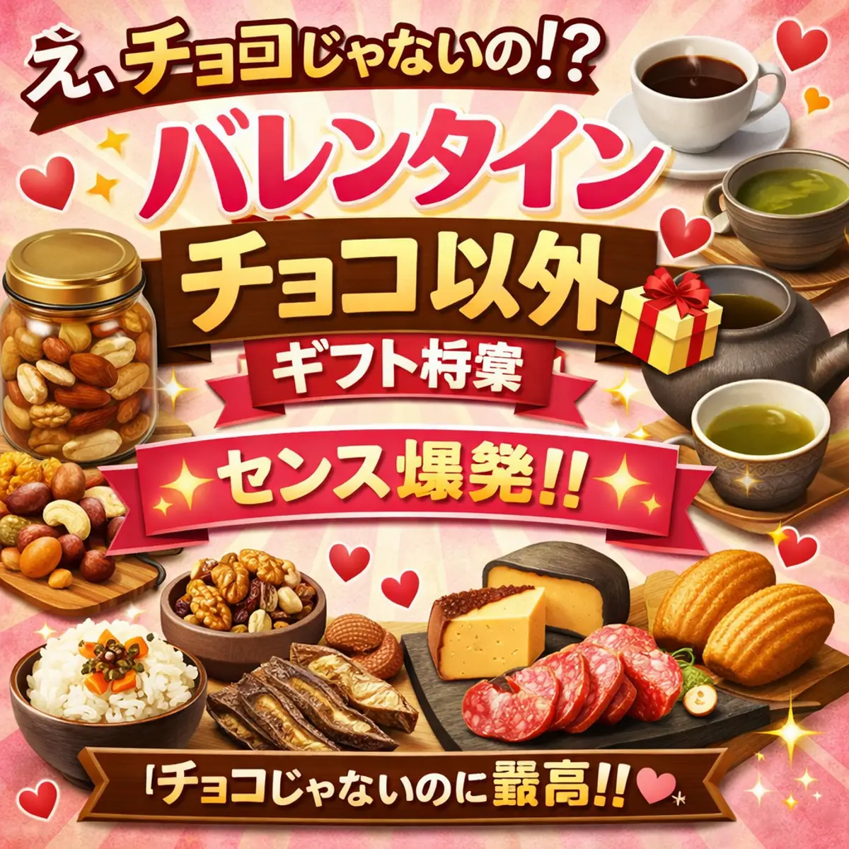 え、チョコじゃないの⁉️「バレンタイン チョコ以外」で選ぶ“センス爆発”ギフト特集🎁