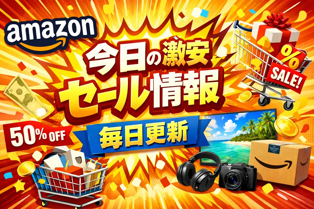Amazonのセール一覧【毎日更新】
