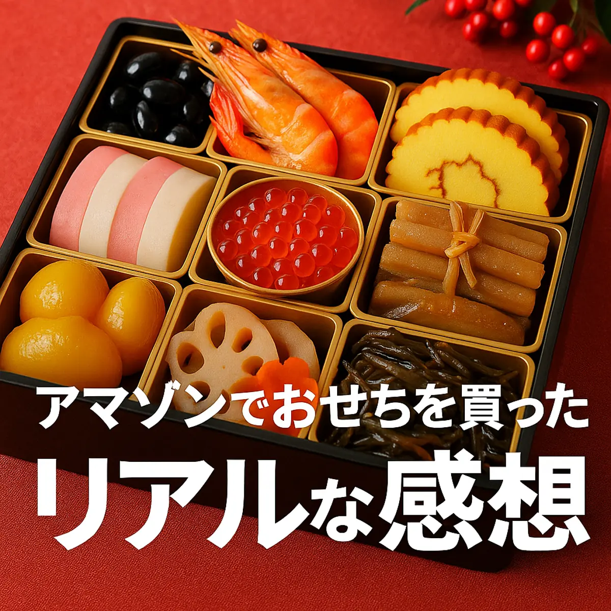 アマゾンでおせちを買ったリアルな感想