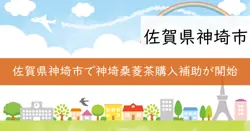 神埼桑菱茶購入補助の画像
