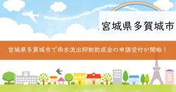 雨水流出抑制施設設置助成金の画像